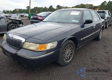 2000 Mercury Grand Marquis Gs из США, поврежденный, VIN 2MEFM74W4YX654288